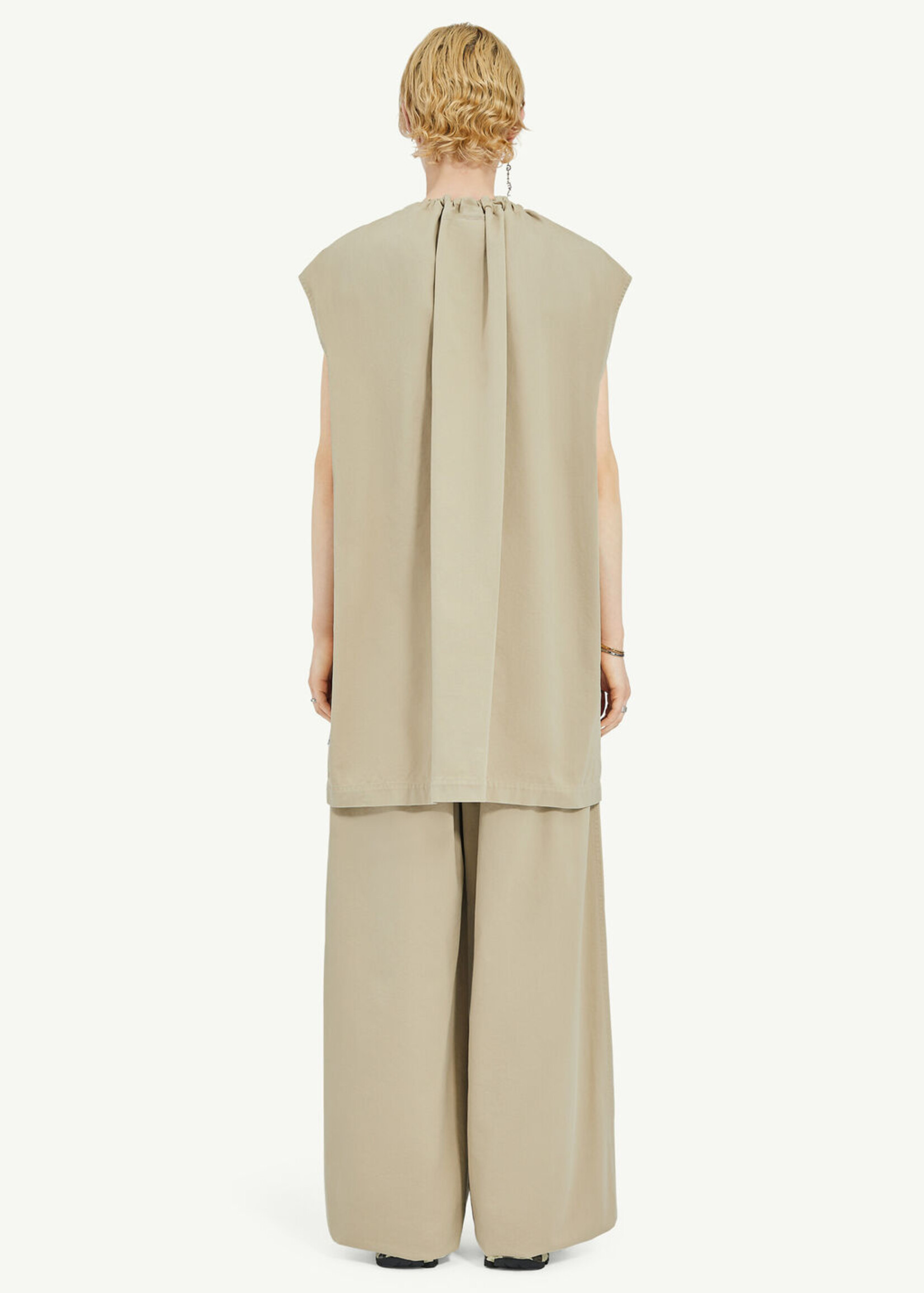 MM6 MAISON MARGIELA Cargo Mini Dress in Khaki