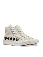 Converse white with heart discount