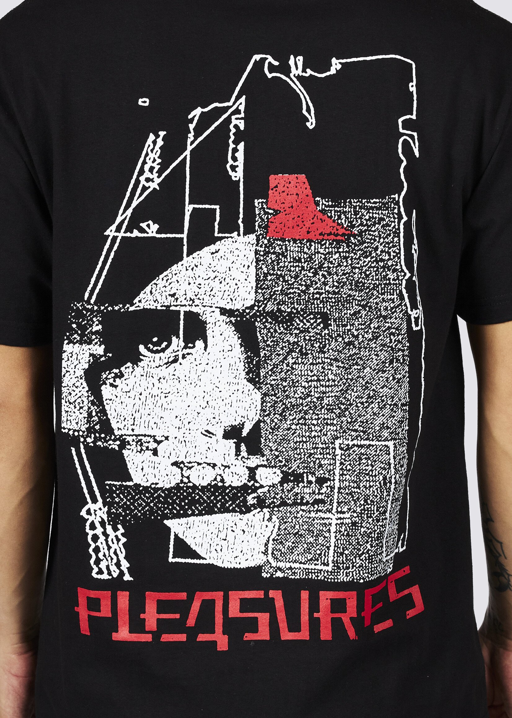 PLEASURES PLEASURES X THE FAINT Logic T-shirt in Black