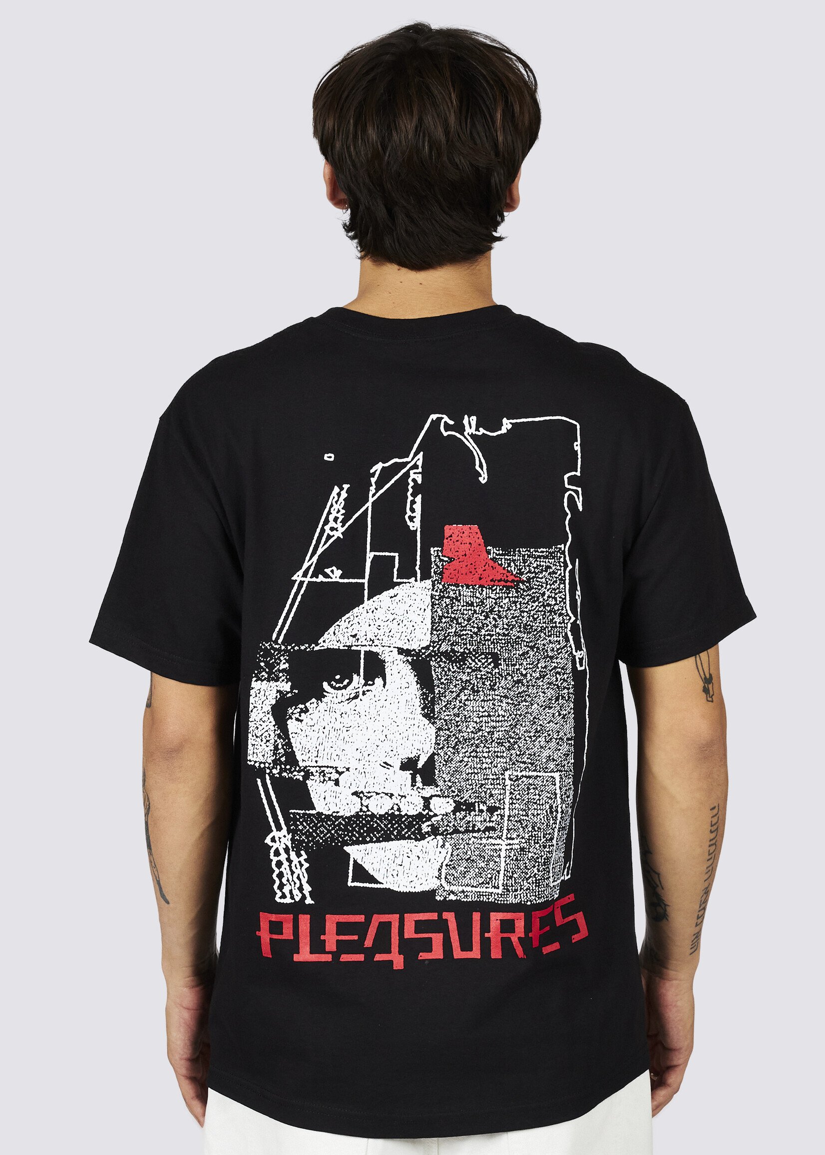 PLEASURES PLEASURES X THE FAINT Logic T-shirt in Black
