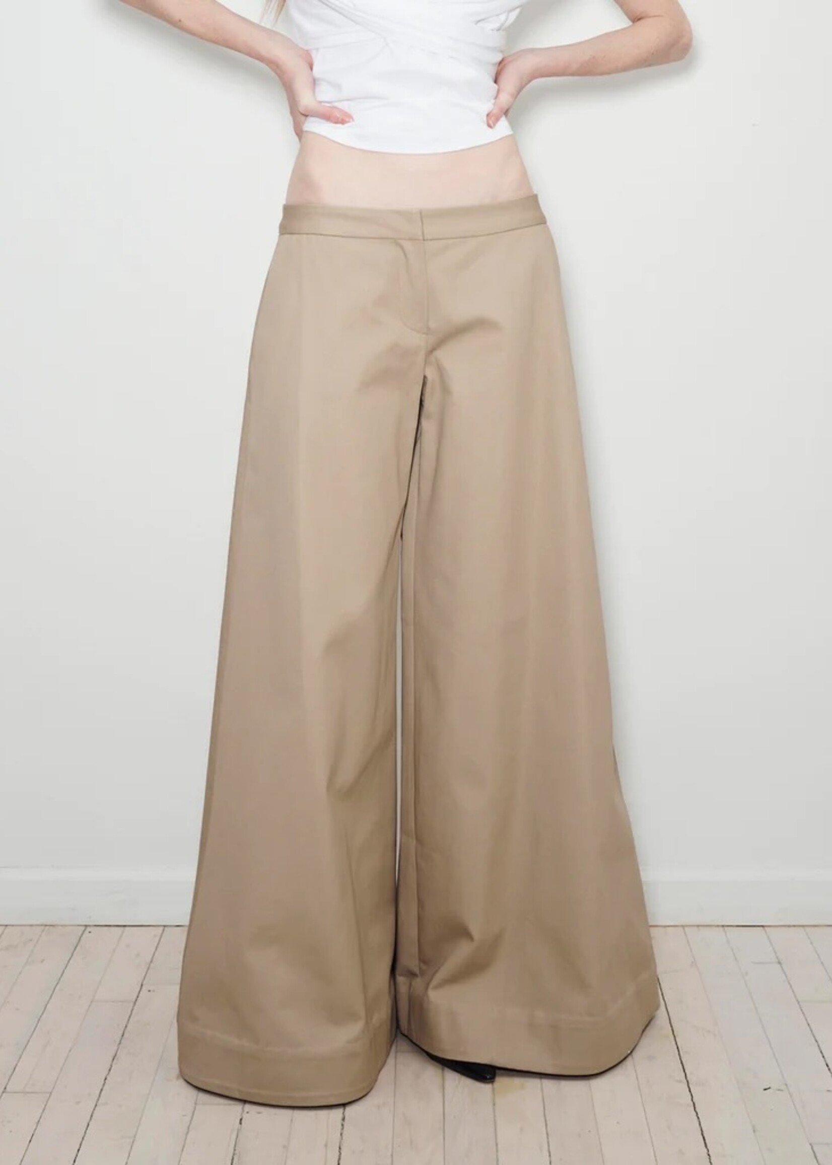 PUPPETS AND PUPPETS Rave Trouser in Tan