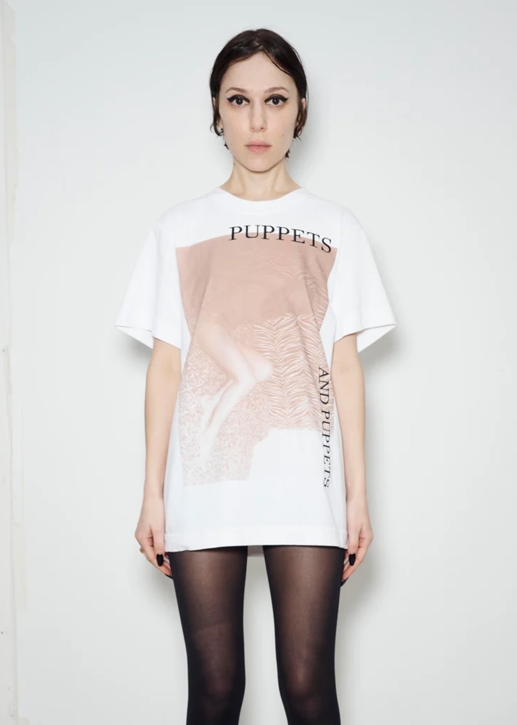 PUPPETS AND PUPPETS Memory Print T-shirt in White