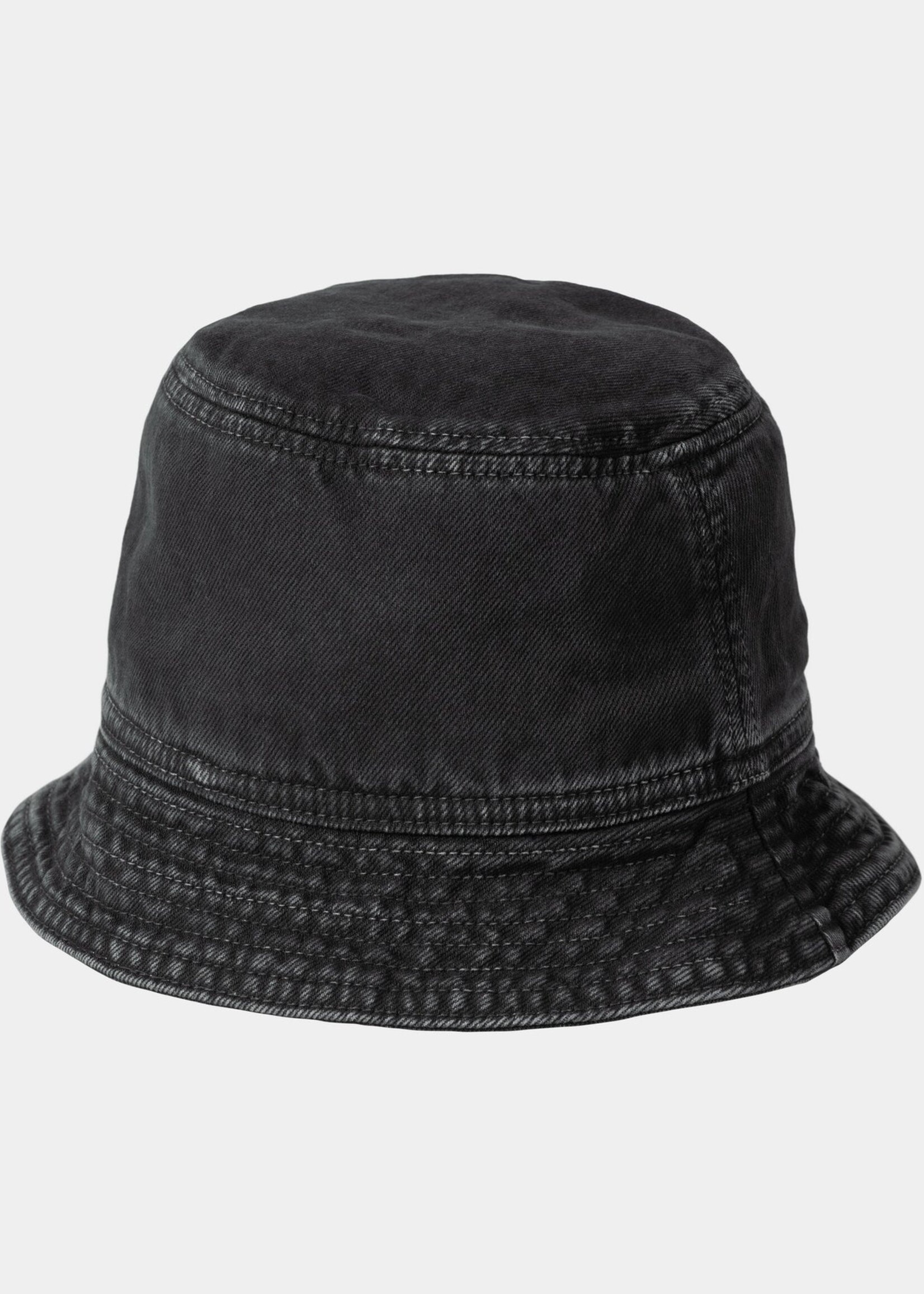 Carhartt Work In Progress Garrison Bucket Hat in Stone washed Black Denim