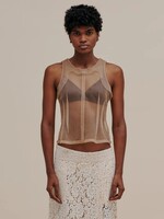 ECKHAUS LATTA Sculpt Top in Champagne