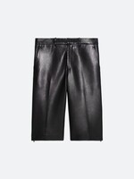 HELMUT LANG BY PETER DO Leather Car Short in Black