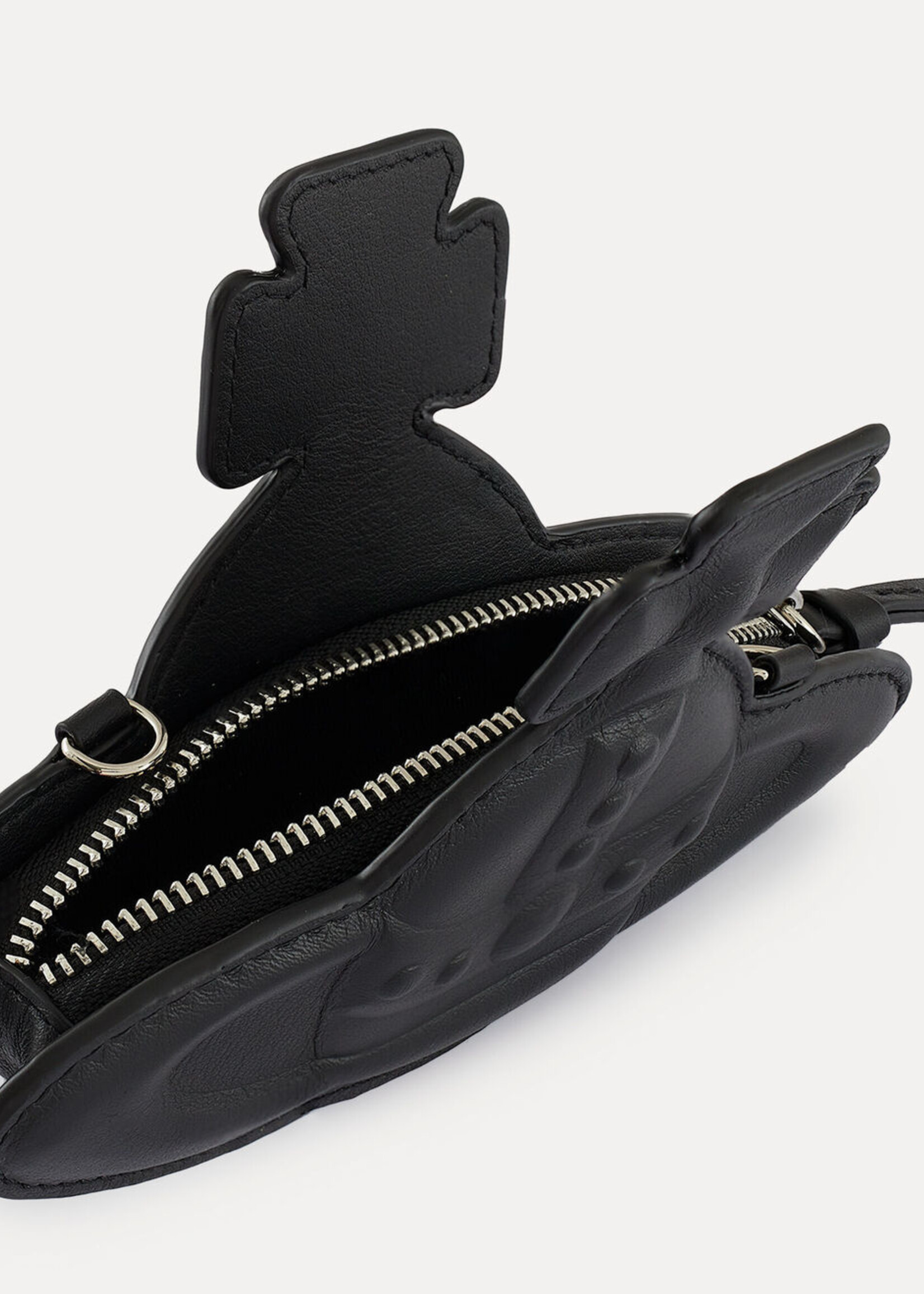 VIVIENNE WESTWOOD 3-D Orb Nano Crossbody Bag in Black
