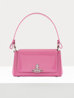 VIVIENNE WESTWOOD Hazel Medium Handbag in Pink Patent Leather