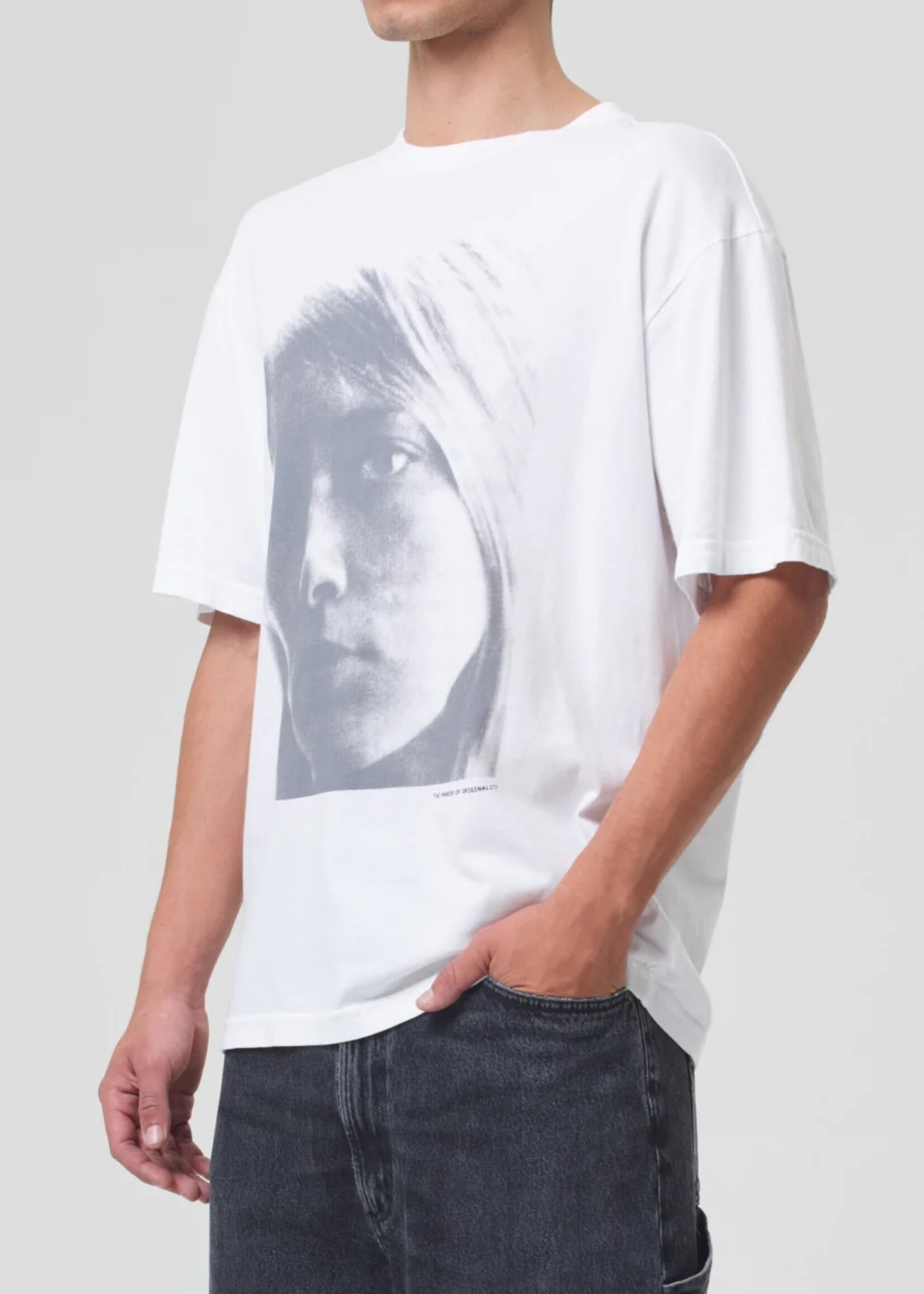 AGOLDE X Kim Gordon Sumner T-shirt in Kim Print
