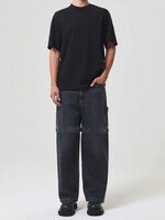 AGOLDE Men's Rosco Utility Convertible Jeans in Washed Black