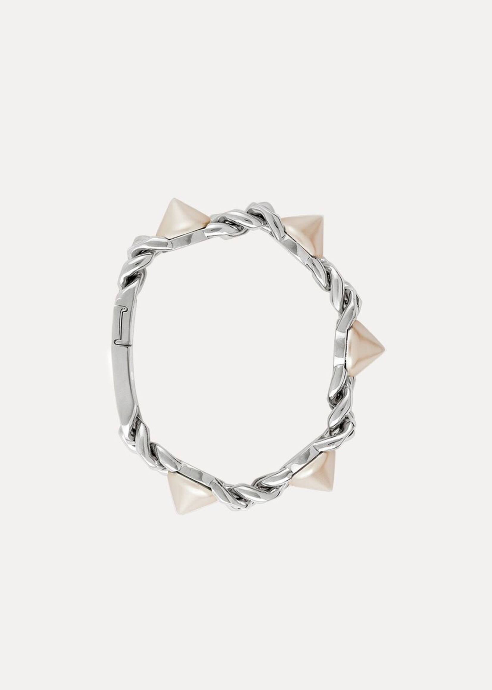VIVIENNE WESTWOOD Elettra Chain and Stud Bracelet in Silver