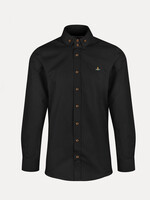 VIVIENNE WESTWOOD Men's Two Button Krall Shirt in Black