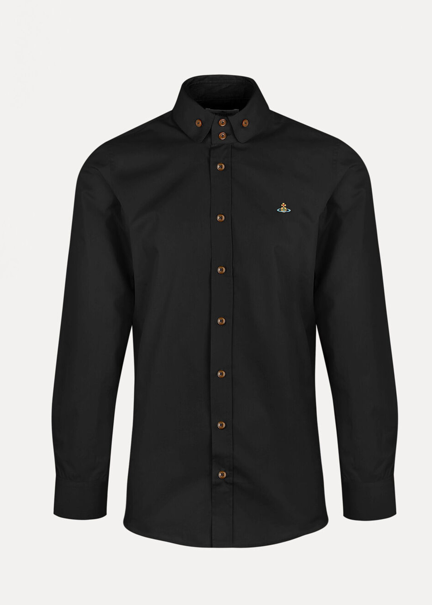 VIVIENNE WESTWOOD Two Button Krall Shirt in Black
