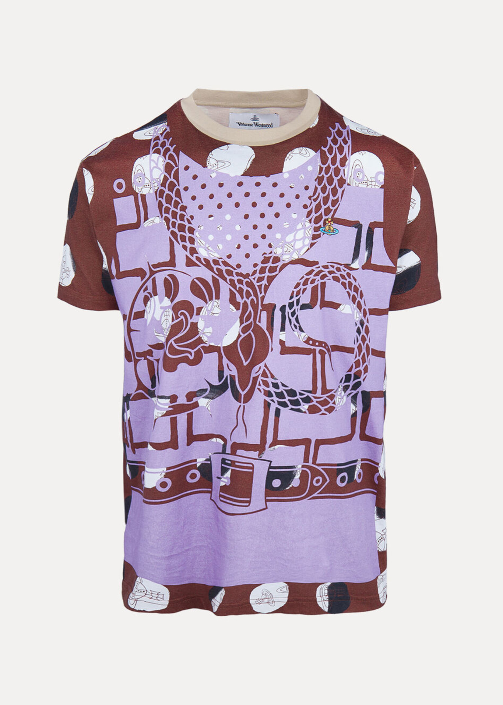 VIVIENNE WESTWOOD Classic T-shirt in Dots & Orbs All Over Print