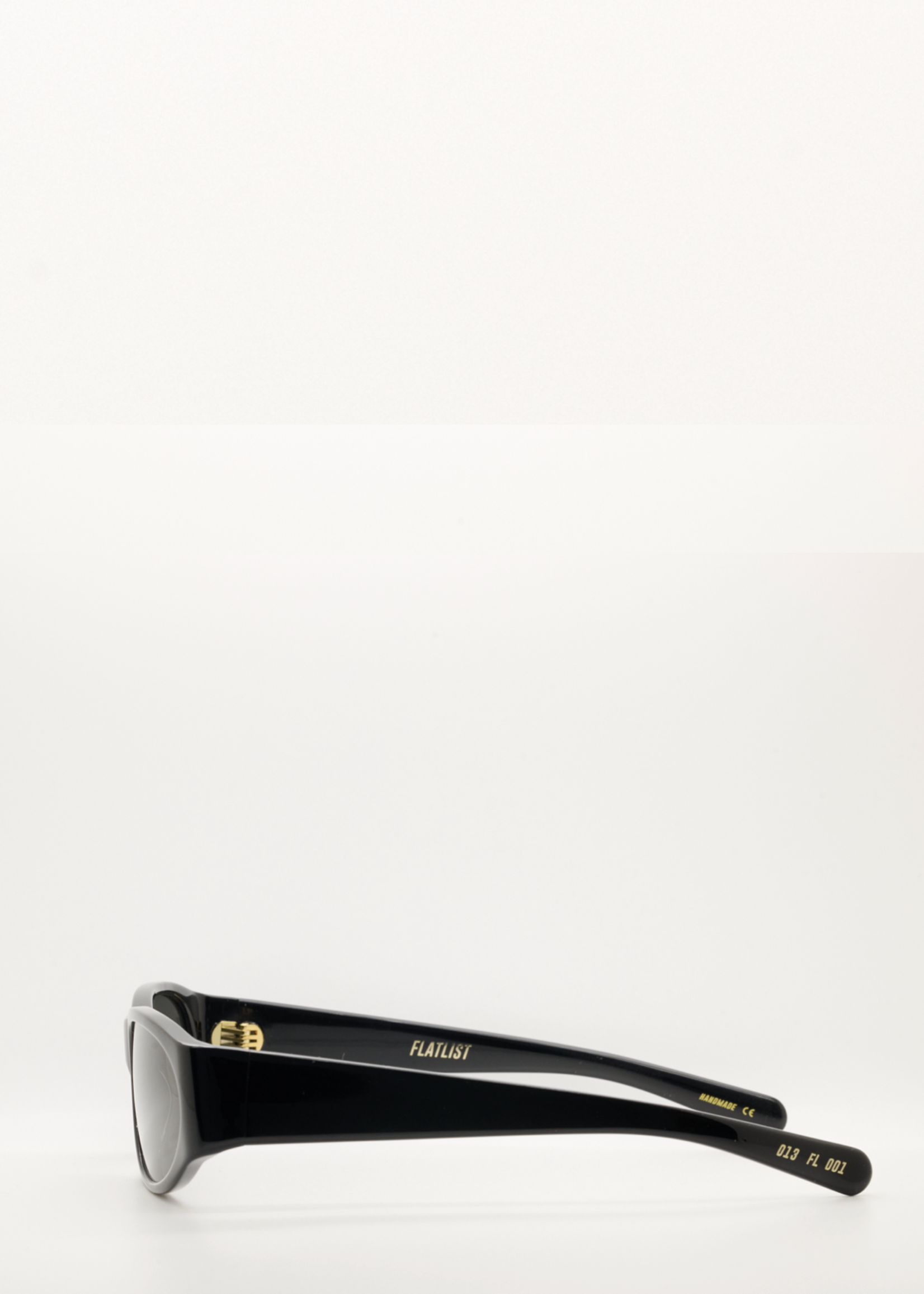 FLATLIST EDDIE KYU Sunglasses in Black with Black Lens