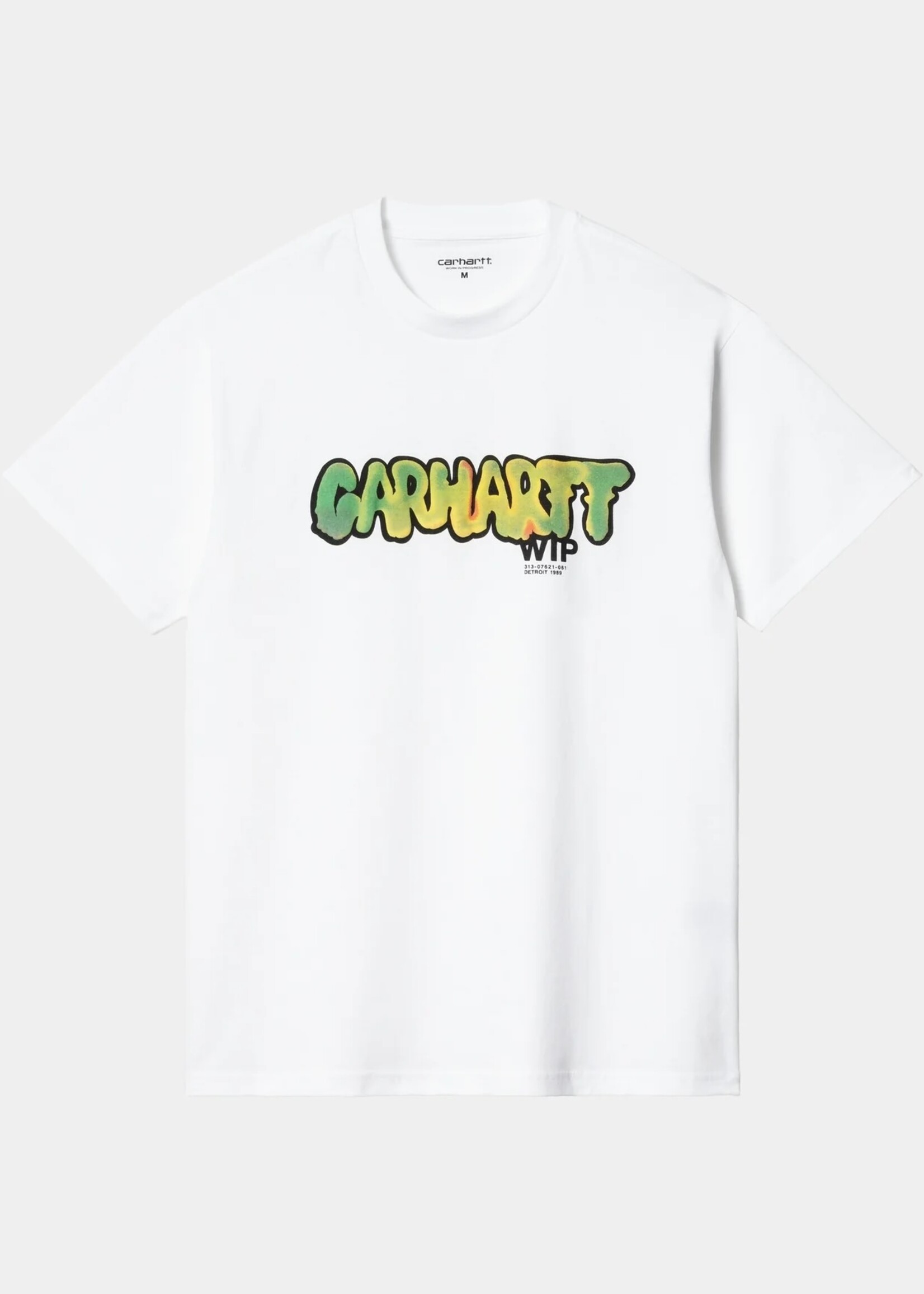 Carhartt Work In Progress Drip Logo T-shirt in White