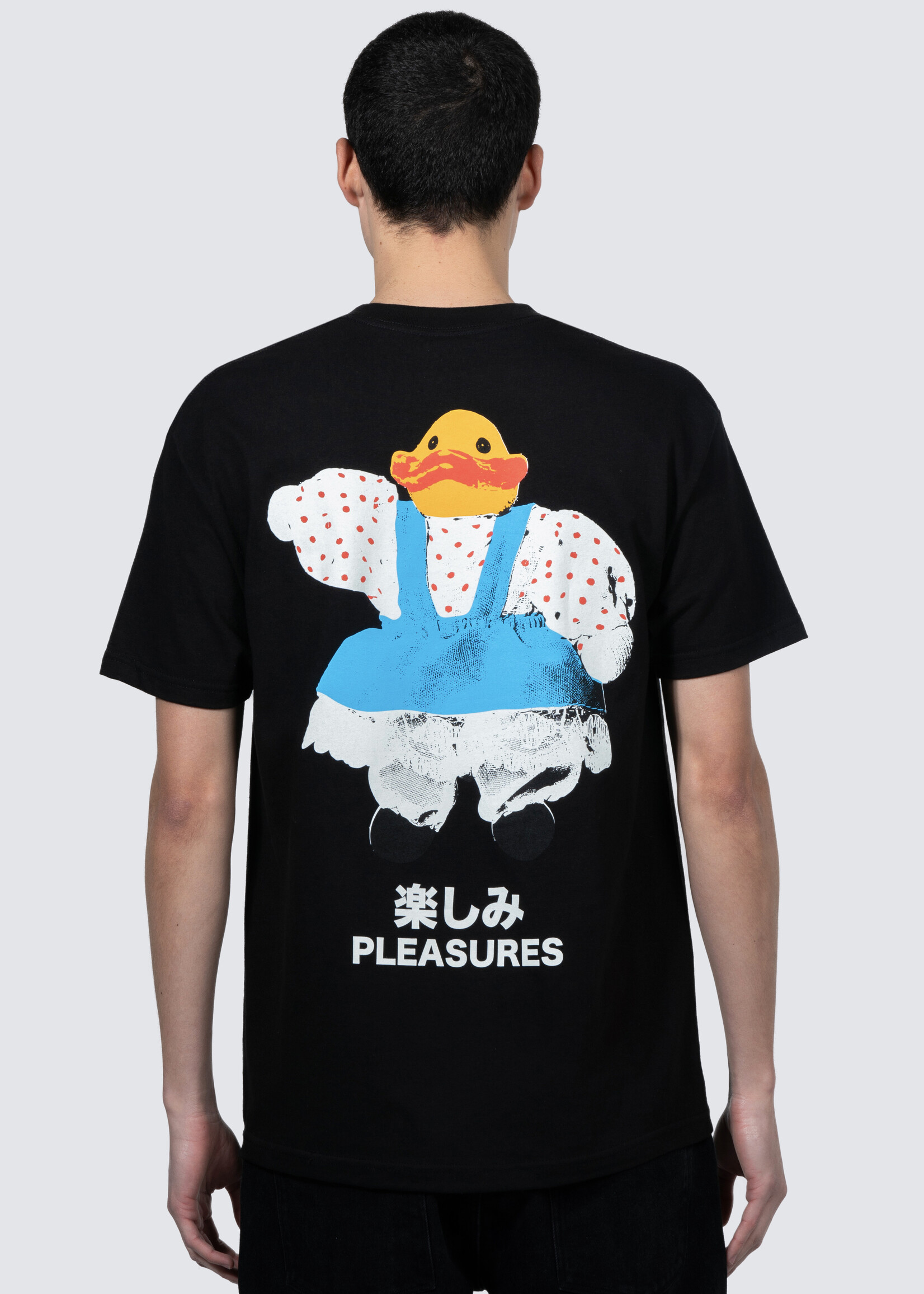 PLEASURES Duck T-shirt in Black