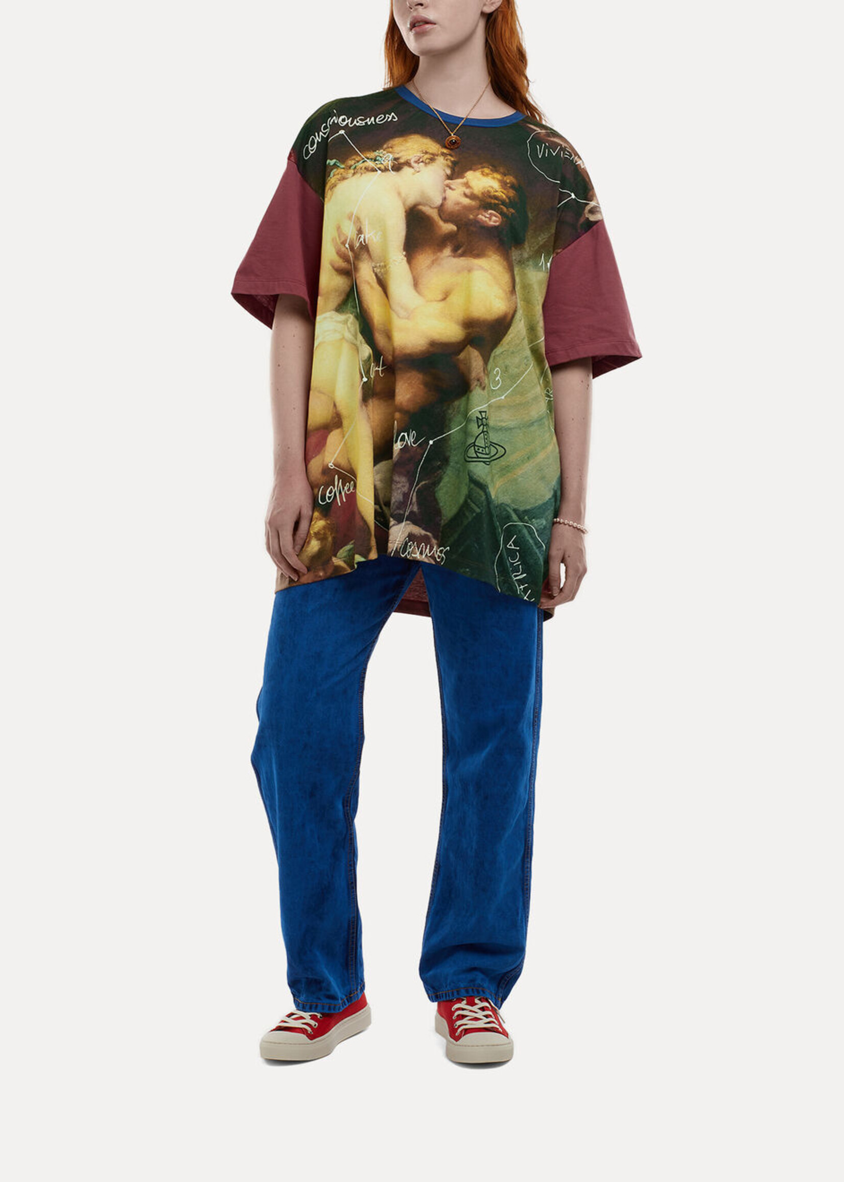 Vivienne Westwood Oversized Tee Kiss Print - NOW OR NEVER