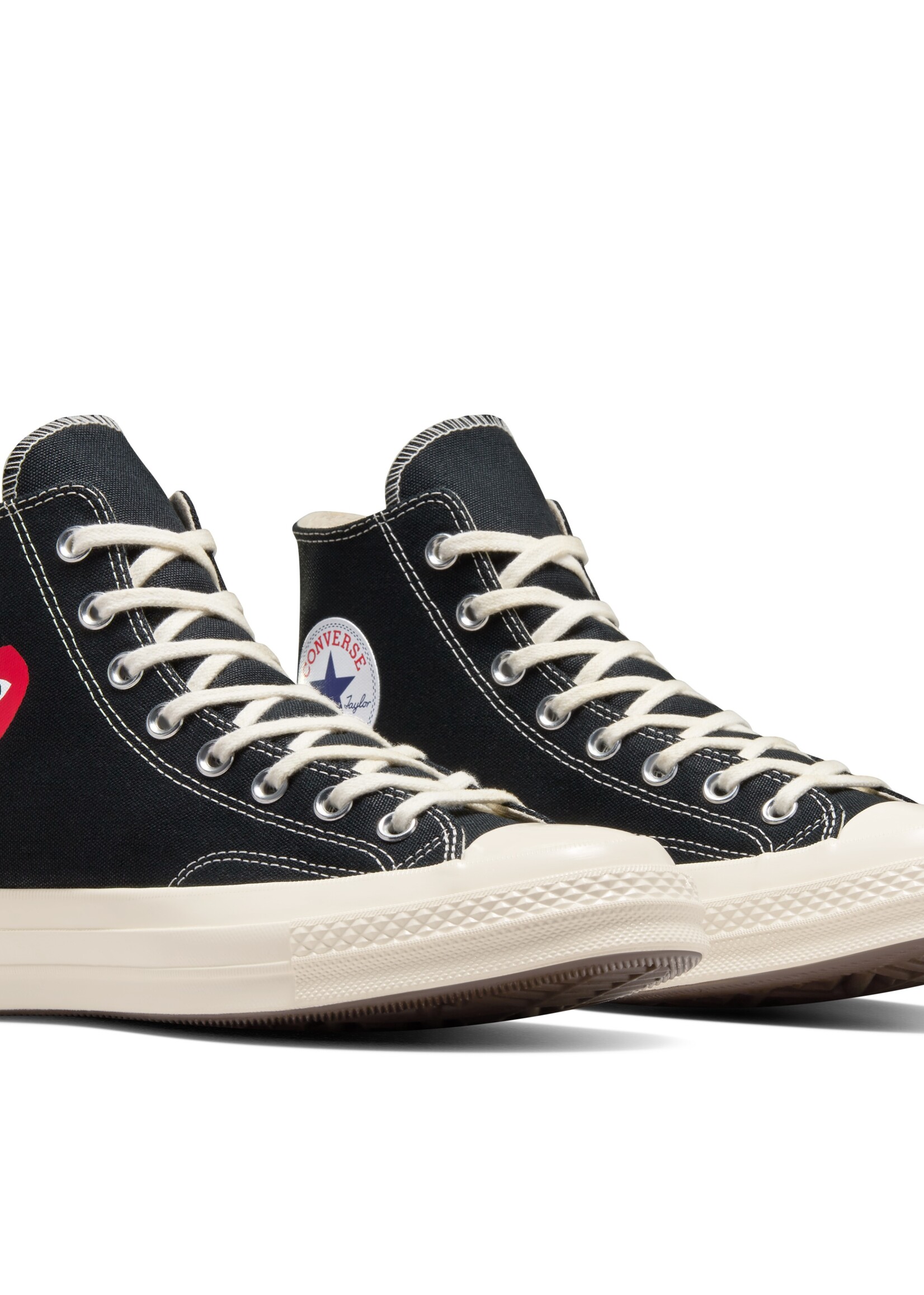 CDGP Small Heart All Star 70 High Top in Black NOW OR NEVER