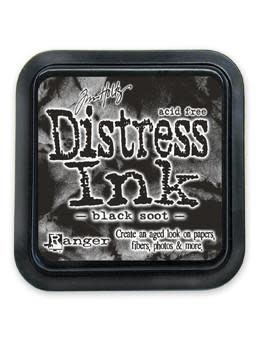 RANGER TIM HOLTZ DISTRESS INK PAD BLACK SOOT