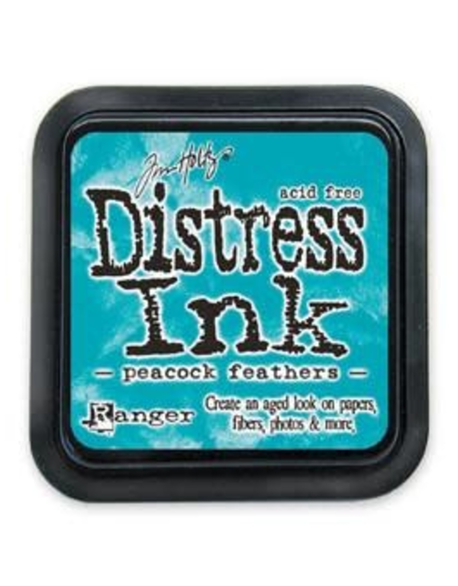 RANGER TIM HOLTZ DISTRESS INK PAD PEACOCK FEATHERS