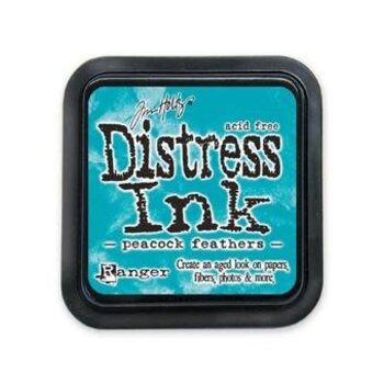 RANGER TIM HOLTZ DISTRESS INK PAD PEACOCK FEATHERS