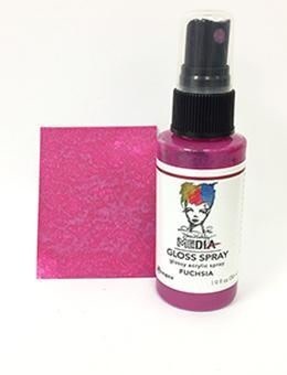 RANGER RANGER DINA WAKLEY MEDIA GLOSS SPRAY FUCHSIA 2OZ