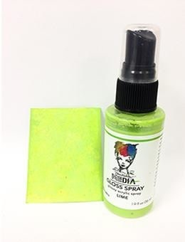 RANGER RANGER DINA WAKLEY MEDIA GLOSS SPRAY LIME 2OZ
