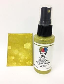 RANGER RANGER DINA WAKLEY MEDIA GLOSS SPRAY OLIVE 2OZ