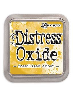 RANGER TIM HOLTZ DISTRESS OXIDE INK PAD FOSSILIZED AMBER