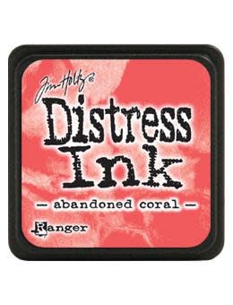 RANGER TIM HOLTZ DISTRESS MINI INK PAD ABANDONED CORAL