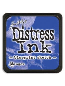 RANGER TIM HOLTZ DISTRESS MINI INK PAD BLUEPRINT SKETCH