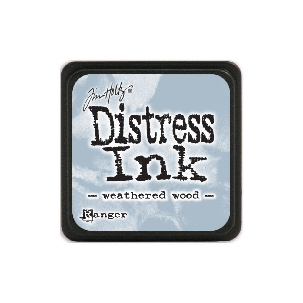 RANGER TIM HOLTZ DISTRESS MINI INK PAD WEATHERED WOOD