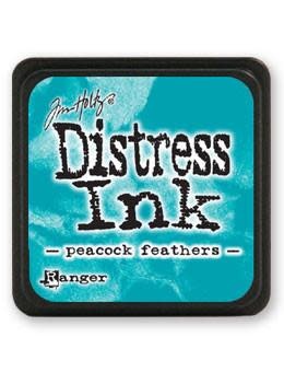 RANGER TIM HOLTZ DISTRESS MINI INK PAD PEACOCK FEATHERS