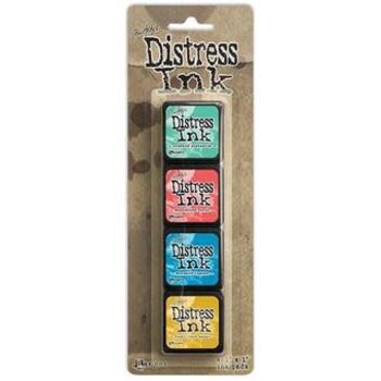 RANGER TIM HOLTZ DISTRESS MINI INK PAD KIT #13 4PK
