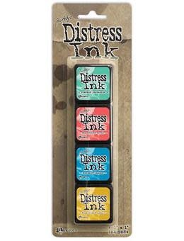 RANGER TIM HOLTZ DISTRESS MINI INK PAD KIT #13 4PK