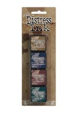 RANGER TIM HOLTZ DISTRESS MINI INK PAD KIT #12 4PK