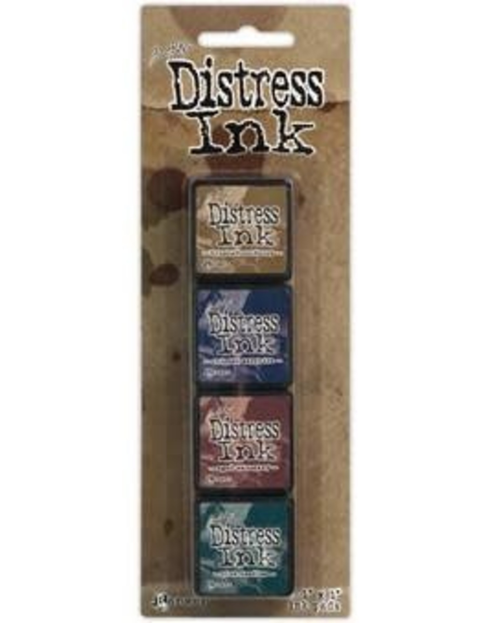 RANGER TIM HOLTZ DISTRESS MINI INK PAD KIT #12 4PK