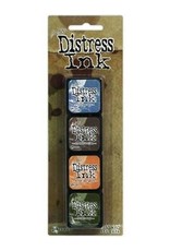 RANGER TIM HOLTZ DISTRESS MINI INK PAD KIT #9 4PK
