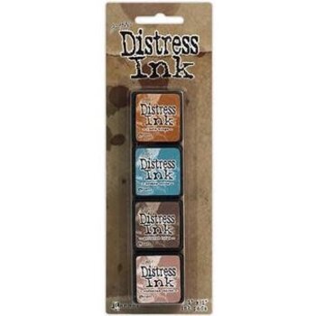 RANGER TIM HOLTZ DISTRESS MINI INK PAD KIT #6 4PK