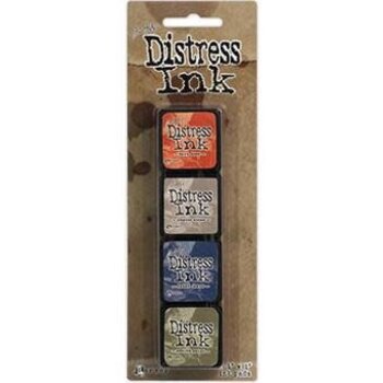 RANGER TIM HOLTZ DISTRESS MINI INK PAD KIT #5 4PK