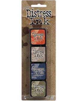 RANGER TIM HOLTZ DISTRESS MINI INK PAD KIT #5 4PK