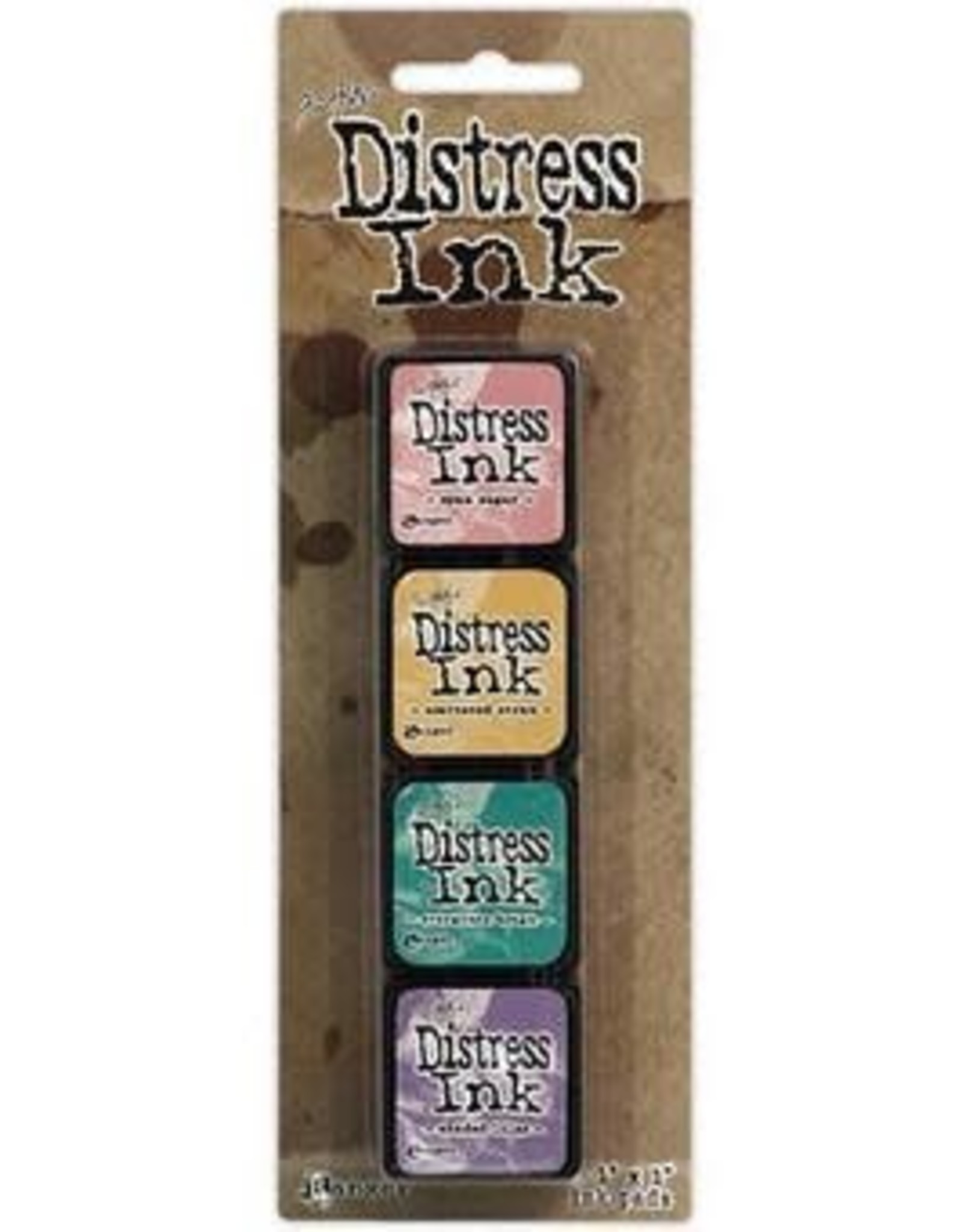 RANGER TIM HOLTZ DISTRESS MINI INK PAD KIT #4 4PK