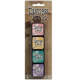 RANGER TIM HOLTZ DISTRESS MINI INK PAD KIT #4 4PK