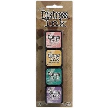 RANGER TIM HOLTZ DISTRESS MINI INK PAD KIT #4 4PK