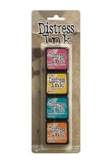 RANGER TIM HOLTZ DISTRESS MINI INK PAD KIT #1 4PK