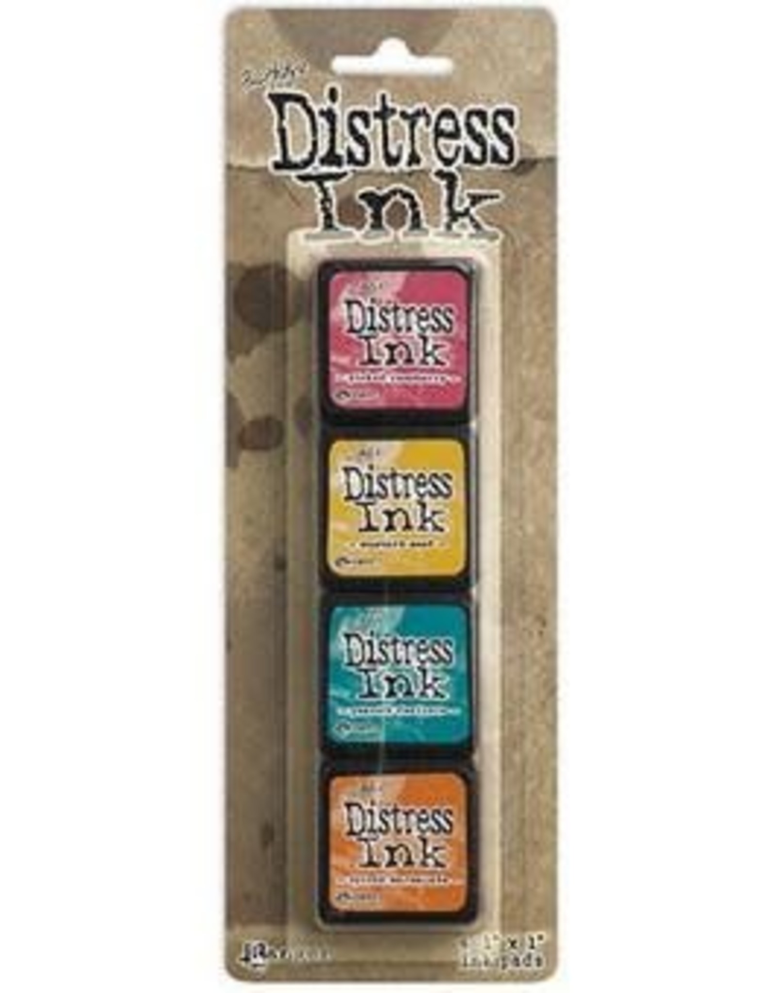 RANGER TIM HOLTZ DISTRESS MINI INK PAD KIT #1 4PK