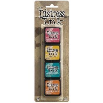 RANGER TIM HOLTZ DISTRESS MINI INK PAD KIT #1 4PK