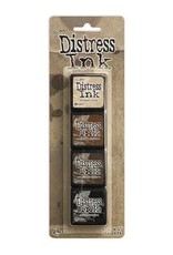 RANGER TIM HOLTZ DISTRESS MINI INK PAD KIT #3 4PK