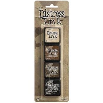 RANGER TIM HOLTZ DISTRESS MINI INK PAD KIT #3 4PK