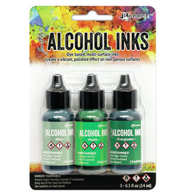 RANGER RANGER ALCOHOL INK MINT/GREEN 3PK